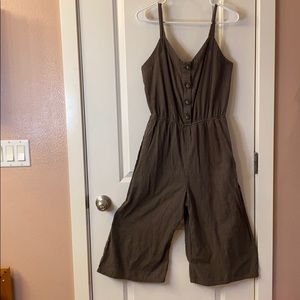Medium green romper